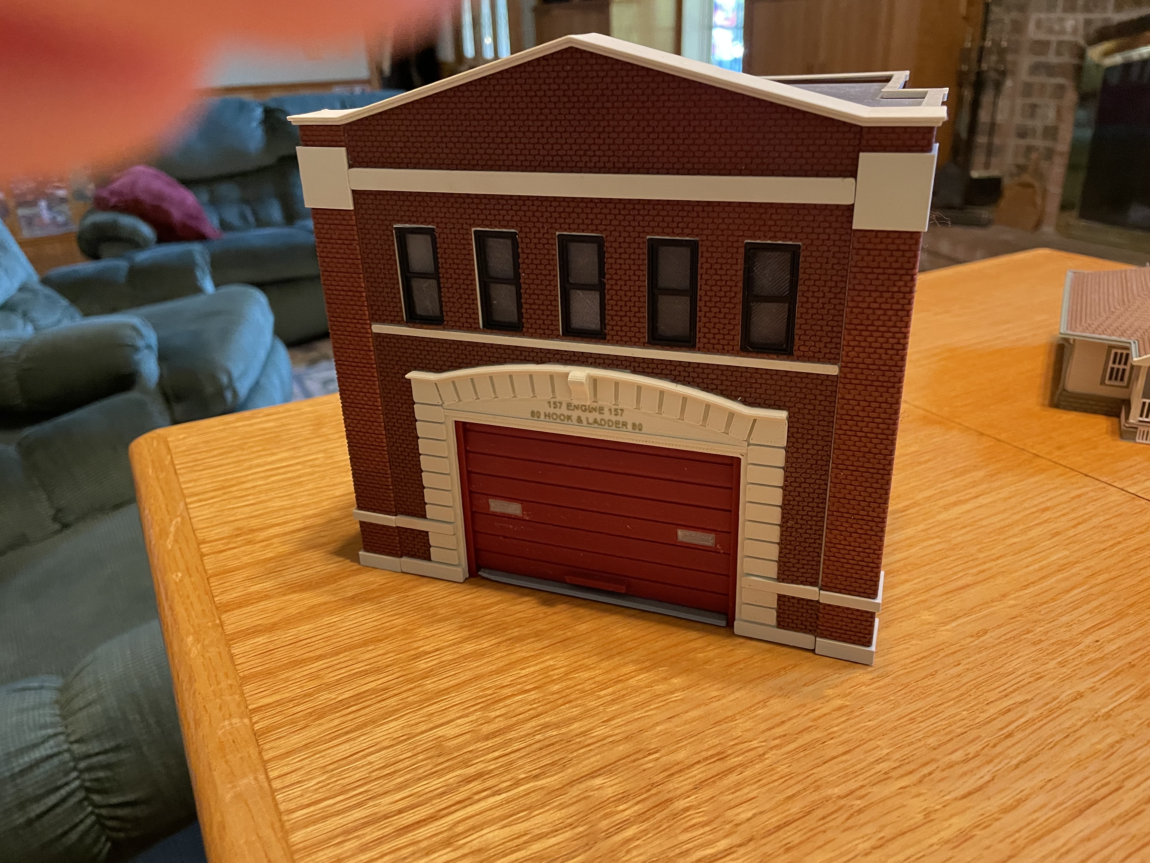 HO Scale Hook and Ladder Fire Station